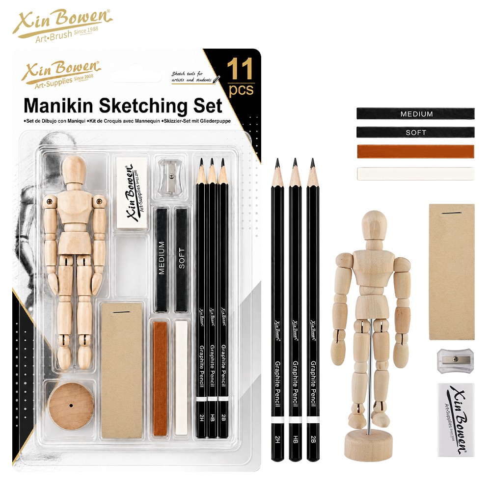 Manikin Sketching Set 11pcs Xin Bowen (2)