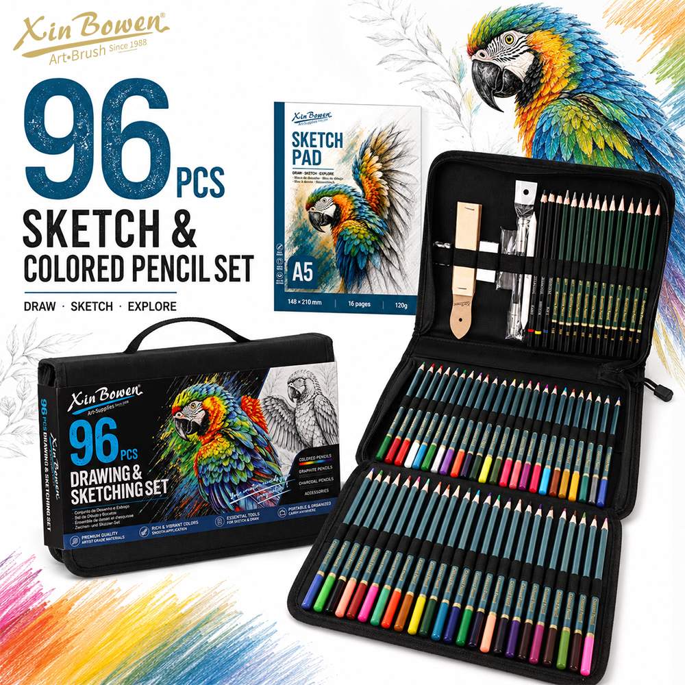 sketching art supplies 96pcs sketch set (2)