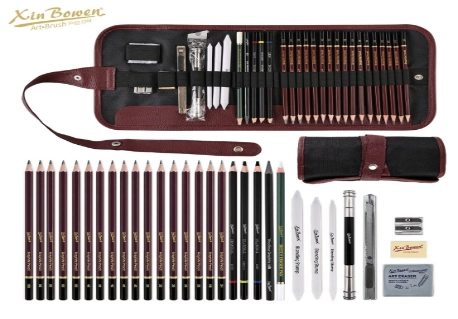 Xin Bowen 30 Pcs Sketching Pencil Set
