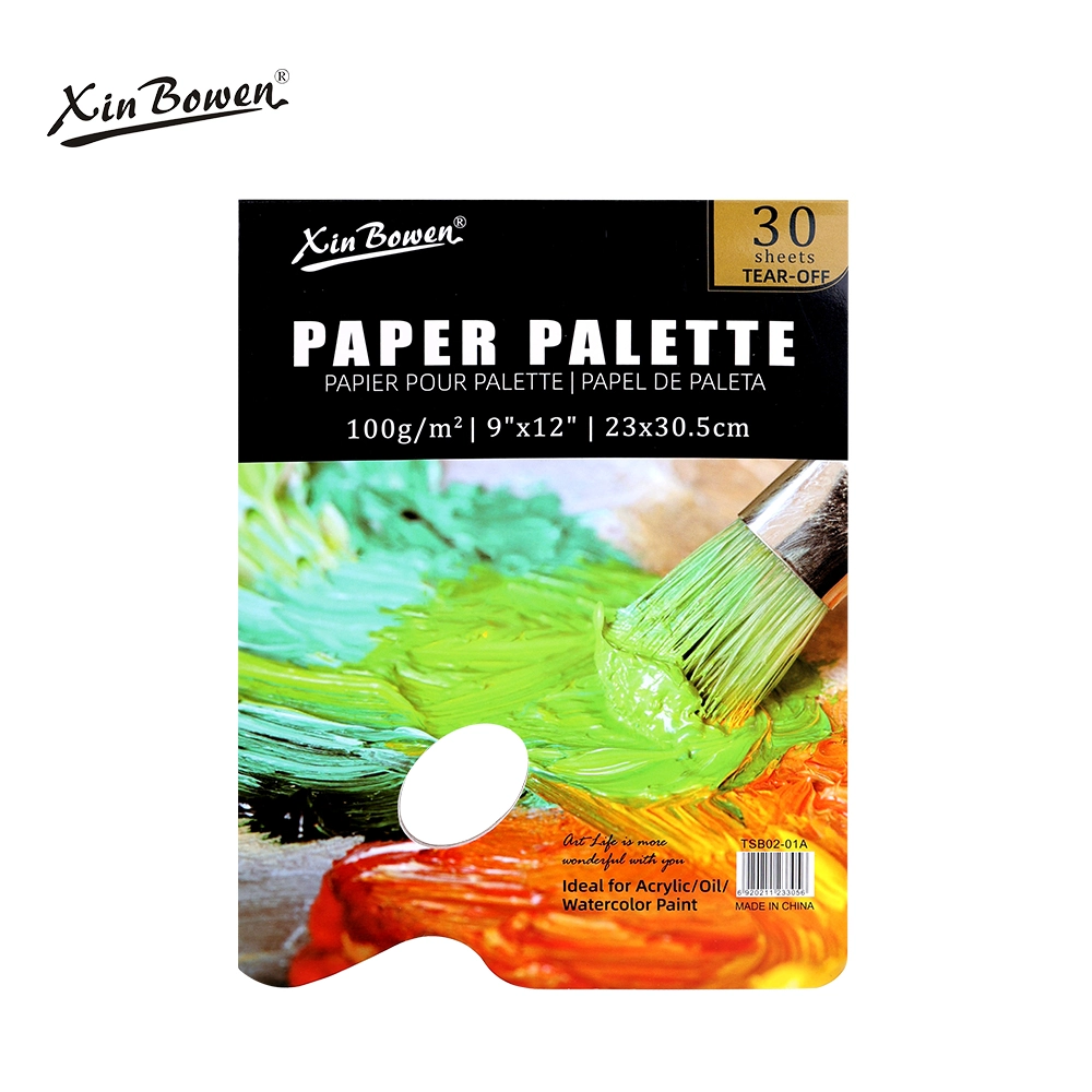tear-off paper palette for painting